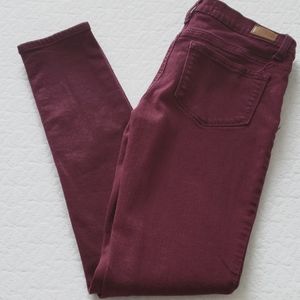 🦚 NWOT RSQ Burgundy Miami Jegging